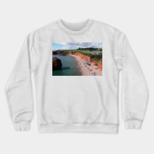 Ladram Bay Jurassic Coast Devon England Crewneck Sweatshirt